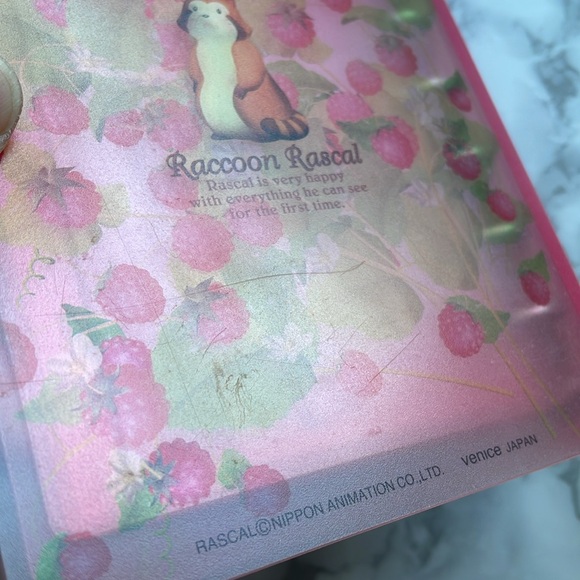 Nippon Animation Raccoon Rascal mini binder - USED - Picture 6 of 7